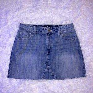 High-Rise Hollister Jean Skirt